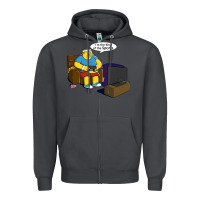 Smoke the king of the sports Zipper Hoodie - linhVisuals