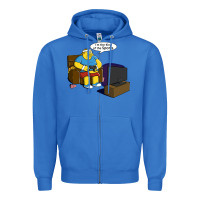 True Royal the king of the sports Zipper Hoodie - linhVisuals