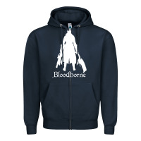 Bloodborne Zipped Zipper Hoodie | Teevron