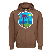 Chestnut west indies cricket Zipper Hoodie - linhVisuals