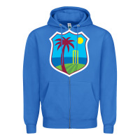 True Royal west indies cricket Zipper Hoodie - linhVisuals