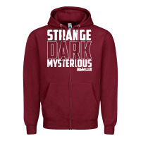 Burgundy mrballen merch mr ballen Zipper Hoodie - linhVisuals