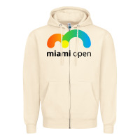 Sandshell miami open Zipper Hoodie - linhVisuals