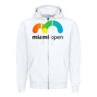 Miami Open Zipper Hoodie | Teevron