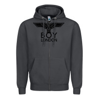 Smoke boy london Zipper Hoodie - linhVisuals
