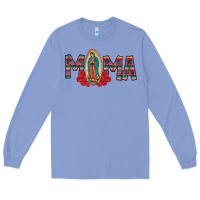 Colony Blue Mama Our Lady Long Sleeve Tee - CowhideDigitalArt
