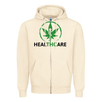 Sandshell healthcare thc marijuana cannabis medical Zipper Hoodie - linhVisuals