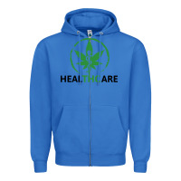 True Royal healthcare thc marijuana cannabis medical Zipper Hoodie - linhVisuals