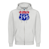Dove Grey california usa highway 395 hiking fishing climbing adventure premium Zipper Hoodie - linhVisuals