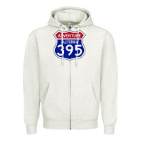 Oatmeal Heather california usa highway 395 hiking fishing climbing adventure premium Zipper Hoodie - linhVisuals