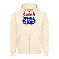 Sandshell california usa highway 395 hiking fishing climbing adventure premium Zipper Hoodie - linhVisuals