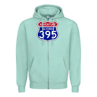 Seafoam california usa highway 395 hiking fishing climbing adventure premium Zipper Hoodie - linhVisuals