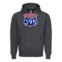 Smoke california usa highway 395 hiking fishing climbing adventure premium Zipper Hoodie - linhVisuals