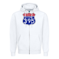 White california usa highway 395 hiking fishing climbing adventure premium Zipper Hoodie - linhVisuals