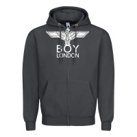 Smoke boy london Zipper Hoodie - linhVisuals