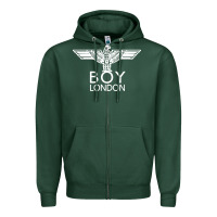 Sports Green boy london Zipper Hoodie - linhVisuals