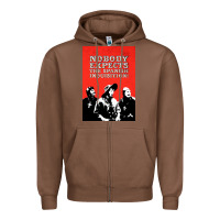 Chestnut nobody expects the spanish inquisition Zipper Hoodie - linhVisuals
