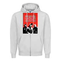 Dove Grey nobody expects the spanish inquisition Zipper Hoodie - linhVisuals