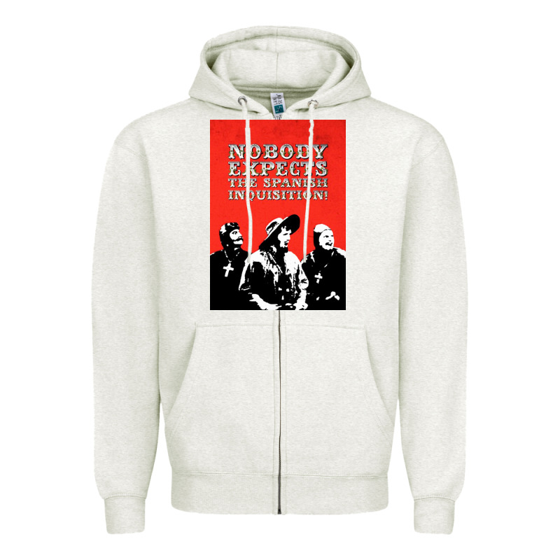 Nobody Expects The Spanish Inquisition Zipper Hoodie by linhVisuals | Teevron