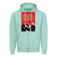 Seafoam nobody expects the spanish inquisition Zipper Hoodie - linhVisuals