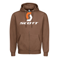 Chestnut scott company bike Zipper Hoodie - linhVisuals