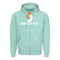 Seafoam scott company bike Zipper Hoodie - linhVisuals