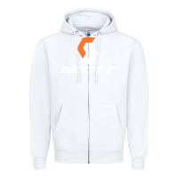 White scott company bike Zipper Hoodie - linhVisuals
