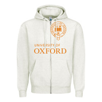 Oatmeal Heather oxford Zipper Hoodie - linhVisuals