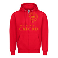 Red oxford Zipper Hoodie - linhVisuals