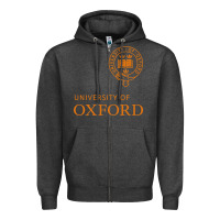 Charcoal Heather oxford Zipper Hoodie - linhVisuals