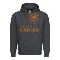 Smoke oxford Zipper Hoodie - linhVisuals