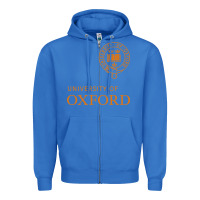 True Royal oxford Zipper Hoodie - linhVisuals