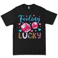 Black feeling lucky valentine's day olivia Premium Tee - OliviaCreatesArt