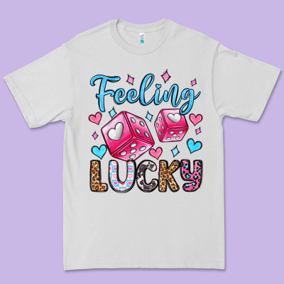 Feeling Lucky Valentine's Day Olivia Premium Tee Designed By Oliviacreatesart