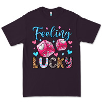 Plum feeling lucky valentine's day olivia Premium Tee - OliviaCreatesArt