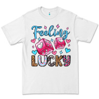 White feeling lucky valentine's day olivia Premium Tee - OliviaCreatesArt