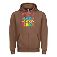 Happy Last Day Of School Teacher Boys Girls School Last Day Zipper Hoodie | Teevron