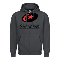 Smoke saracens Zipper Hoodie - linhVisuals