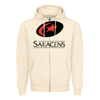 Sandshell saracens Zipper Hoodie - linhVisuals