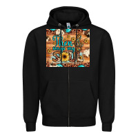 Black then sings my soul treble clef Zipper Hoodie - JahusDesignShop