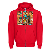 Red then sings my soul treble clef Zipper Hoodie - JahusDesignShop