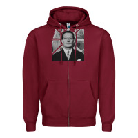 Burgundy swans reflecting elephants 1937 by salvador dali 83665573 Zipper Hoodie - linhVisuals
