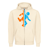 Sandshell portal   portal Zipper Hoodie - linhVisuals