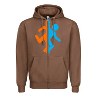 Chestnut portal   portal Zipper Hoodie - linhVisuals