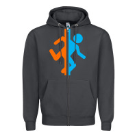 Smoke portal   portal Zipper Hoodie - linhVisuals