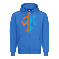 True Royal portal   portal Zipper Hoodie - linhVisuals