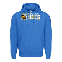 True Royal salt lake city bees Zipper Hoodie - linhVisuals