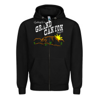 Black arizona grand canyon greetings souvenir tee shirt Zipper Hoodie - linhVisuals