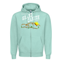 Seafoam arizona grand canyon greetings souvenir tee shirt Zipper Hoodie - linhVisuals