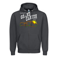 Smoke arizona grand canyon greetings souvenir tee shirt Zipper Hoodie - linhVisuals